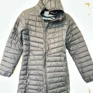 Columbia Youth Girls L(14/16) Black Quilted Packable Puffer Coat